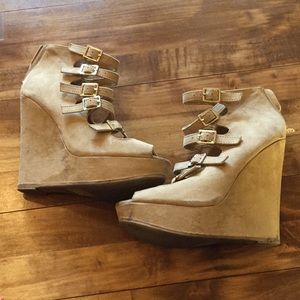 Wedge Ankle Booties